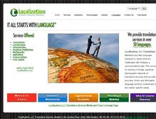 Tablet Screenshot of localizationllc.com